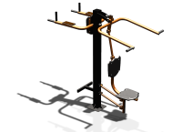 Уличный тренажер "Верхняя тяга Брусья Пресс" УТ339 в Саратове