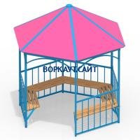 Беседка с лавками МАФ 4120 в Саратове