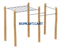 Спортивный комплекс воркаут ЭКО 2840х3870х1770