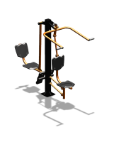 Уличный тренажер "Верхняя тяга Жим ногами" УТ322 в Саратове