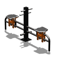 Уличный тренажер  "Каталка двойная"   УТ215 в Саратове