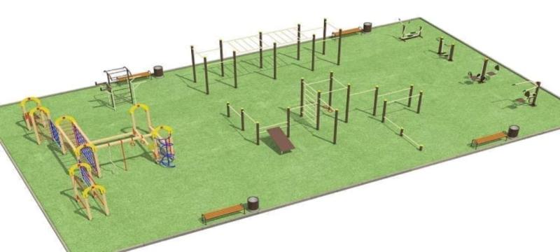 Проект спортивной площадки для любого возраста - 1 096 200 рублей. в Саратове