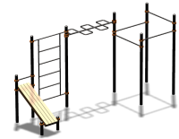 Спортивный комплекс воркаут ВС-74 в Саратове