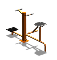 Уличный тренажер "Твистер стоя Твистер сидя" УТ323 в Саратове