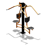 Уличный тренажер  "Верхняя тяга двойная"  УТ207 в Саратове