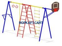 Гимнастический комплекс с баскетбольным щитом МАФ 3001 в Саратове