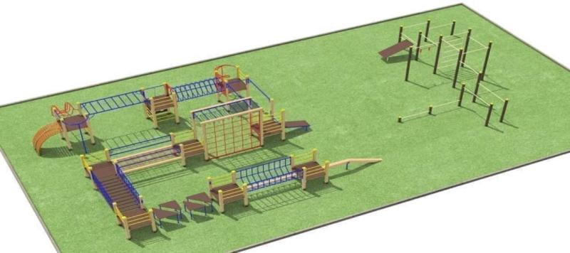 Проект спортплощадки с полосой препятствий - 1 178 100 рублей в Саратове