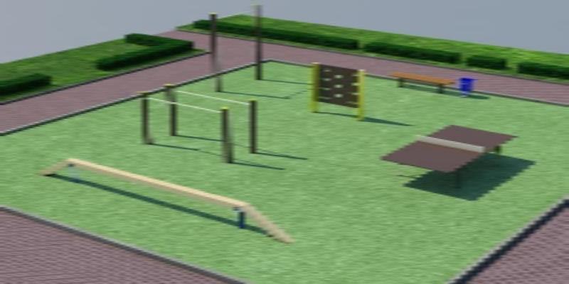 Проект спортплощадки мини спорт  в Саратове