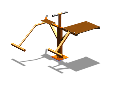 Уличный тренажер "Пресс Гиперэкстензия" УТ327 в Саратове