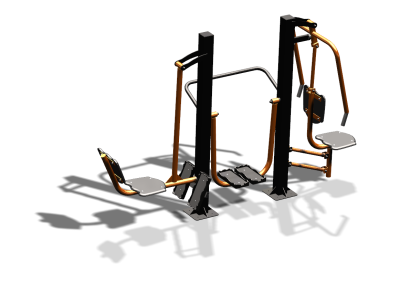 Уличный тренажер "Жим ногами Шагомер Жим от груди" УТ333 в Саратове