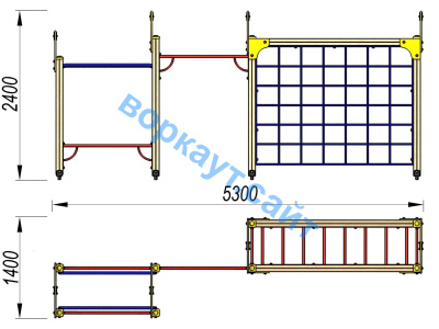 Детский спортивный комплекс Атлет ДСК 3106 в Саратове