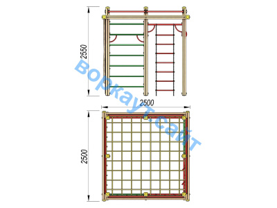 Детский спортивный комплекс ДСК 3110 в Саратове