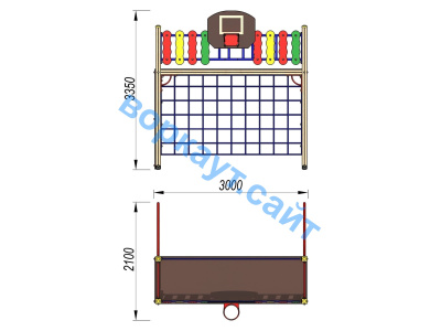 Детский спортивный комплекс ДСК 3101 в Саратове