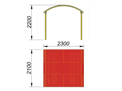 Навес судейский МАФ 4004 в Саратове