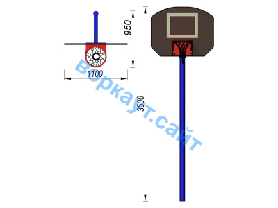 Баскетбольный щит СИО 3510 в Саратове