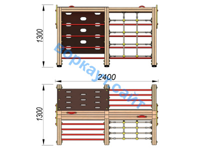 Детский спортивный комплекс ДСК 3203 в Саратове