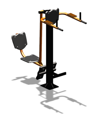 Уличный тренажер "Жим ногами Брусья Пресс" УТ329 в Саратове