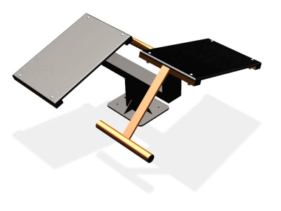 Уличный тренажер  "Скамья для пресса двойная"   УТ213 в Саратове