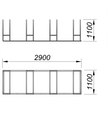 Велопарковка МАФ 6002 в Саратове