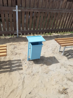 Урна с крышкой МАФ 1631 в Саратове