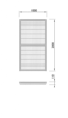 Калитка спортивной площадки МАФ 5105 в Саратове