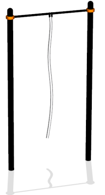 Турник с гимнастическим канатом ВС-34 в Саратове