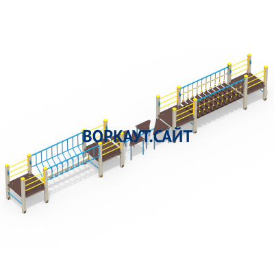 Детский спортивный комплекс Двойной мостик ДСК 3115 в Саратове