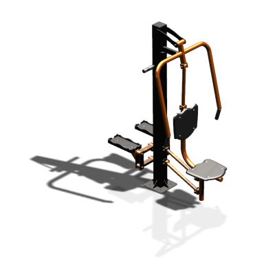 Уличный тренажер "Жим от груди Степпер" УТ342 в Саратове