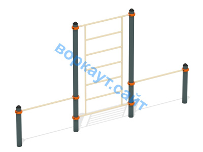 Шведская стенка с перекладинами ВС-13 в Саратове