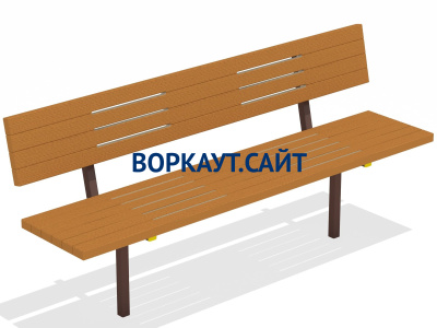 Диван уличный МАФ 1608 в Саратове