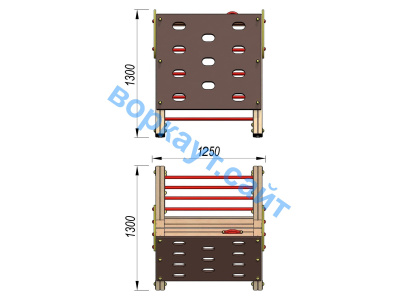 Детский спортивный комплекс ДСК 3202 в Саратове