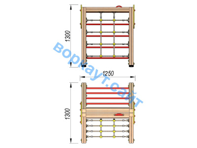 Детский спортивный комплекс ДСК 3201 в Саратове