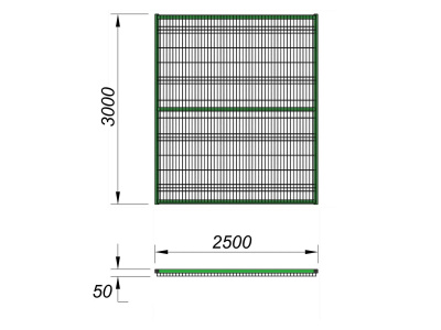 Ограждение спортивной площадки 2500х3000 МАФ 5103 в Саратове
