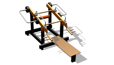 Силовой уличный тренажер  "Жим от груди"  УТ422 в Саратове