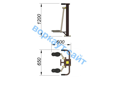 Уличный тренажер Атлетический комплекс УТ 010 в Саратове