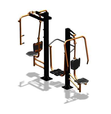 Уличный тренажер "Жим от себя Шагомер Баттерфляй" УТ303 в Саратове