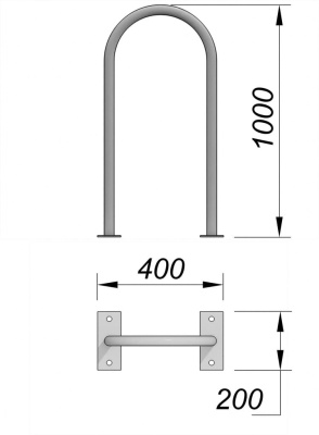 Велопарковка МАФ 6001 в Саратове