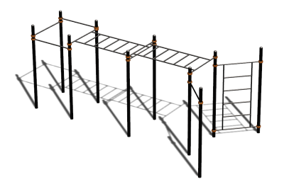 Спортивный комплекс воркаут ВС-118 в Саратове