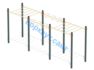 Воркаут комплекс рукоходов ВС-22 в Саратове