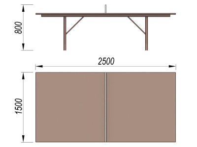Теннисный стол МАФ 3517 в Саратове