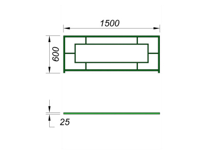 Ограждение площадки МАФ 5000 в Саратове