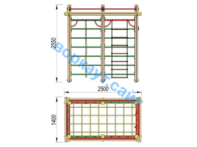 Детский спортивный комплекс ДСК 3108 в Саратове