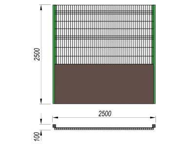 Ограждение хоккейной коробки МАФ 5202 в Саратове