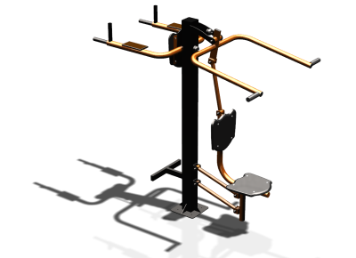 Уличный тренажер "Верхняя тяга Брусья Пресс" УТ339 в Саратове