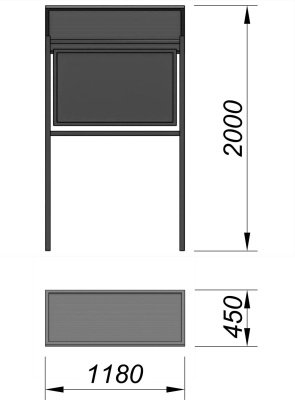 Информационный стенд МАФ 6006 в Саратове