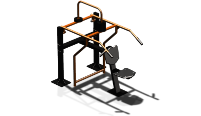 Силовой уличный тренажер  "Жим вверх сидя"  УТ403 в Саратове